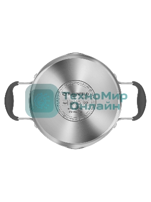 Кастрюля Maunfeld LAURA MCS22S08GR из нержавеющей стали со стеклянной крышкой, 18 см, 2,2 л.
