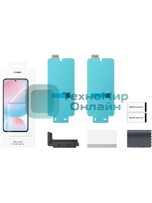 Защитная пленка для экрана для Samsung Galaxy S24 FE прозрачный 2шт. EF-US721CTEGRU