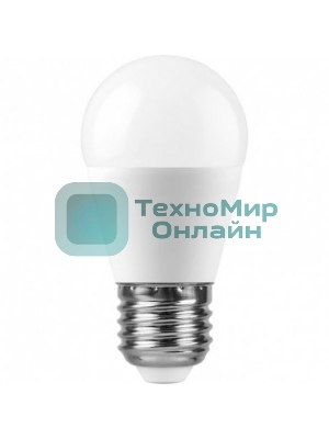 Лампа светодиодная Feron LB-950 13Вт Е27 теплый матовый шар