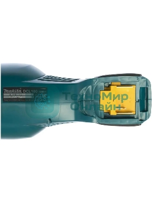 Строительный пылесос Makita DCL180Z синий, питание от аккумулятора, 30 Вт, уборка сухая, пылесборник 0.65 л, без АКБ, без ЗУ (работа от АКБ max 20 мин)