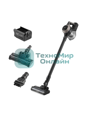 Пылесос вертикальный Zelmer STICK ZSVC510D черный/серый, питание от аккумулятора, 130 Вт, уборка сухая, пылесборник 0.8 л