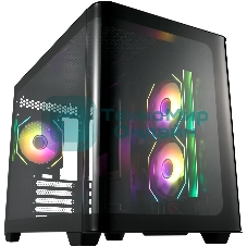 Компьютерный корпус FSP mATX Minitower S380-BA, черный