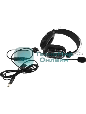 Гарнитура A4Tech HU-50 чёрный, проводная