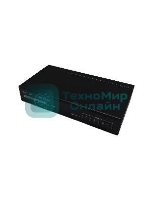 Коммутатор неуправляемый NEOMAX NMS-108P-1000-S, 8 портов 1000 Mbps, металл
