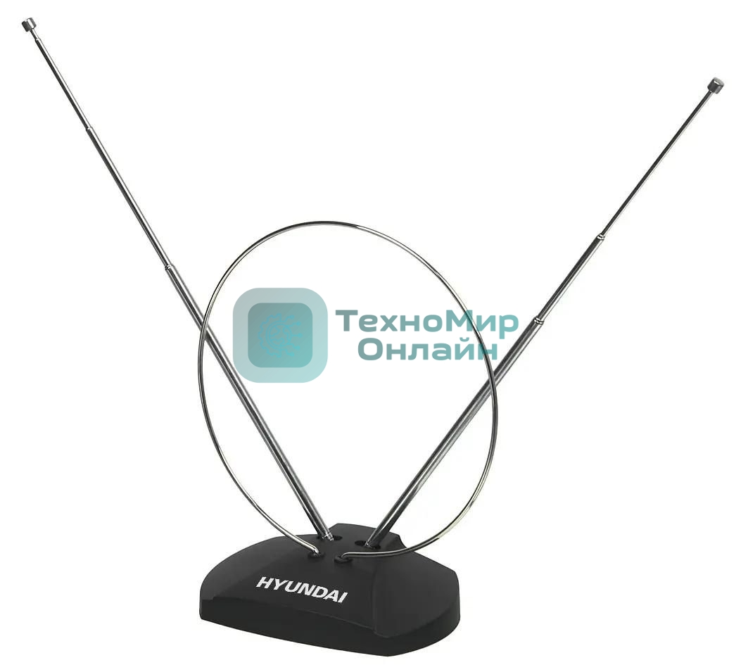 Антенна телевизионная Hyundai H-TAI120 3дБ пассивная черный