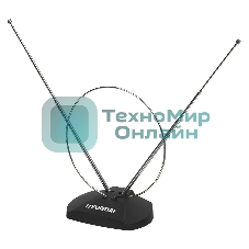 Антенна телевизионная Hyundai H-TAI120 3дБ пассивная черный