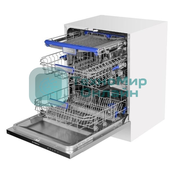 Встраиваемая посудомоечная машина Maunfeld MLP-12IM, черный, 59.8 см, 14 компл., 44 дБ, класс A++