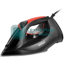 Утюг Kitfort КТ-2620 черный/красный