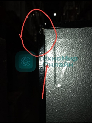 (Поврежденный товар) Холодильник Weissgauff WRK 185 Total NoFrost Inverter Black (Вмятина на нижней двери и на заднем правом углу.)