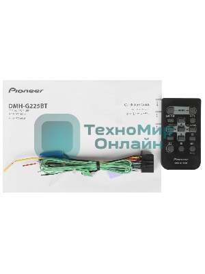 Автомагнитола Pioneer DMH-G225BT, 2 DIN, 6.2