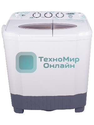 Стиральная машина Славда WS-50PЕТ белый, загрузка вертикальная 5 кг, 1350 об/мин, класс А