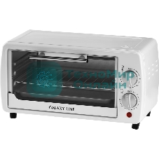 Мини-печь Galaxy Line GL 2625, белый, 8 л, 1000 Вт, таймер на 60 минут, индикатор работы, автоотключение