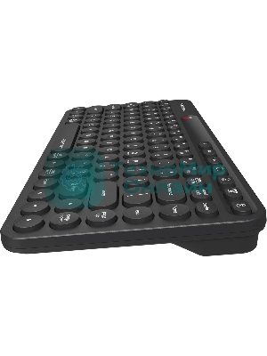 Клавиатура беспроводная A4Tech Fstyler FBK36C AS, USB, Bluetooth/Радиоканал, черный