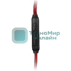 Проводные наушники Sven E-292M черный/красный, внутриканальные, Jack 3.5 мм