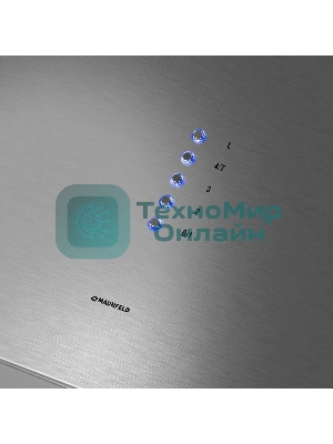 Вытяжка пристенная островная Maunfeld Bath Plus 402 нержавеющая сталь, 40 см, 1150 куб. м/ч, 52 дБ
