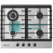 Газовая варочная панель Monsher MKFG 60 G-SFT серебристый