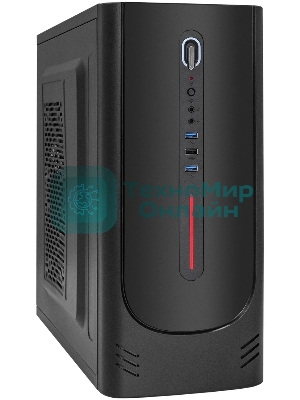 Компьютерный корпус Miditower ExeGate XP-340U-UNS350 (ATX, БП UNS350 с вент. 12см, 1хUSB/2хUSB 3.0, аудио)