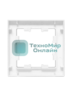 Рамка EKF 1-м Эпика пластик алюм., UP1-FPA-01