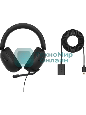 Гарнитура Sony INZONE H3 чёрный, проводная, USB, совместимость с PS5