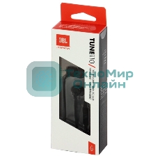 Проводные наушники JBL Tune 110 черный, внутриканальные, Jack 3.5 мм