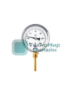 Термометр биметаллический радиальный БТ-52.211 0...120С 1/2' 64 кл.1.5