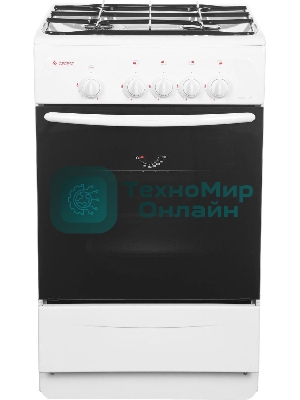 Плита газовая Gefest ПГ 3200-08 К35 белый, конфорок 4 шт, духовка 42 л, 50 см x 85 см x 53 см