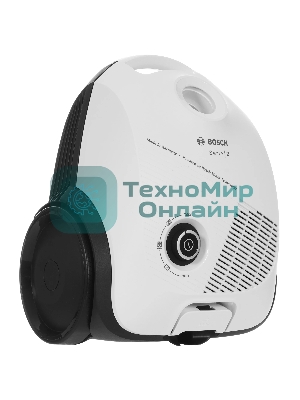 Пылесос Bosch BGLS2WH1H белый, 380/600 Вт, уборка сухая, пылесборник мешок 3 л