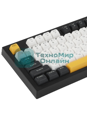 Клавиатура проводная Ritmix RKB-587BL синий-белый-оранжевый