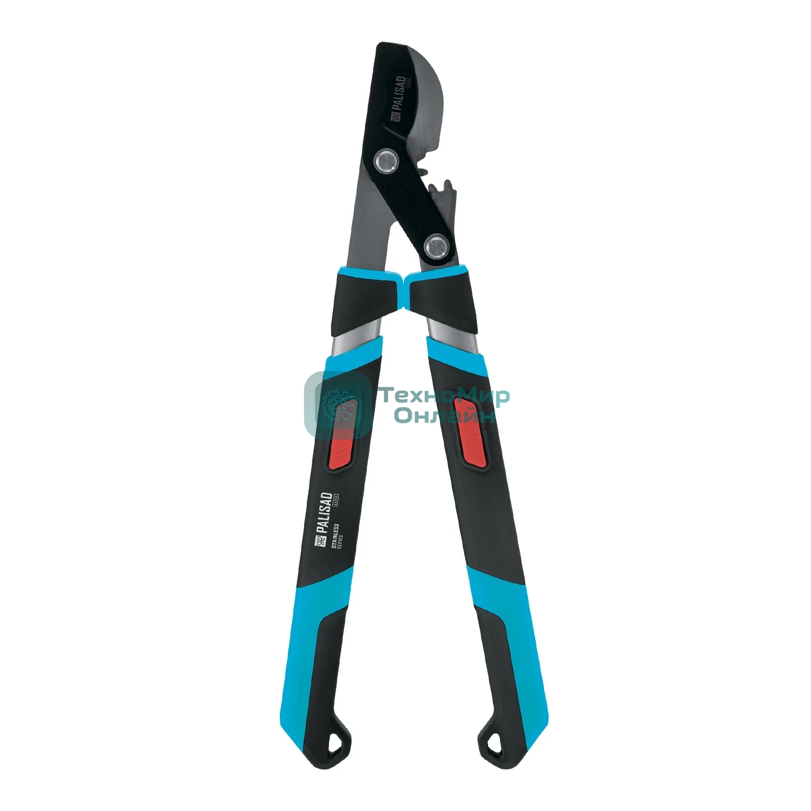Сучкорез прямого реза телескопический, 580-780 мм, алюминиевые рукоятки с TPR, LUXE Palisad