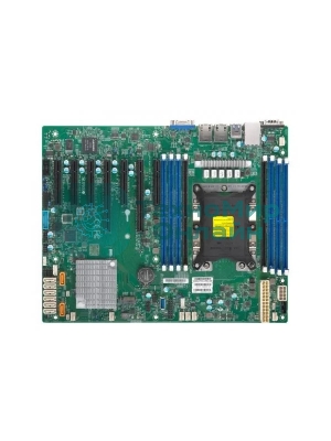 Материнская плата серверная SuperMicro X12SPL-F-B, сокет LGA4189, Intel C621A, DDR4 ECC, 8xDDR4, 2xPCIe 4.0 x16, 5xPCIe x8, 10xSATA, 1xM.2, 2xUSB 3.2, 2xUSB 2.0, 2xRJ-45, VGA, ATX
