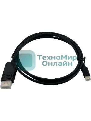 Кабель Buro ver1.4 USB Type-C (m) DisplayPort (m) 1.5м черный