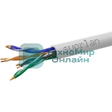 Кабель сетевой информационный Suprlan 01-0333-1, cat.5e U/UTP, 4 пары, 24AWG, PVC, внутренний, 50м, серый