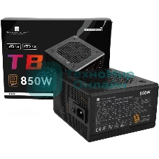 Блок питания Thermalright TR-TB850S 850W 80 PLUS Bronze, (ATX, 3, PCIe 5.0, Non-modular, 1x24(20+4)pin 550мм, 1xCPU*2 8(4+4)pin 600+150мм, 1xPCIe*2 8(6+2)pin 500+150мм, 1x12VHPWR PCIe 5.0 12+4pin 600мм, 1xSATA*3+MOLEX4pin*1 400+150+150+150мм, 1xSATA*2+MOLEX4pin*2 400+150+150+150мм, Active, 120x120мм, 150x140x86mm, APFC,)