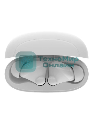 Наушники TWS Tecno Buds 4 Air белый, внутриканальные, Bluetooth, до 6 ч