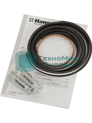 Встраиваемая варочная панель Hansa BHCI66706 Стеклокерамика, независимая, сенсорное управление, таймер, рамка, черная