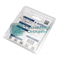 Кард-ридер Gembird FD2-MSD-1/черный-красный/Micro SD/SDHC/USB 2.0/пластик