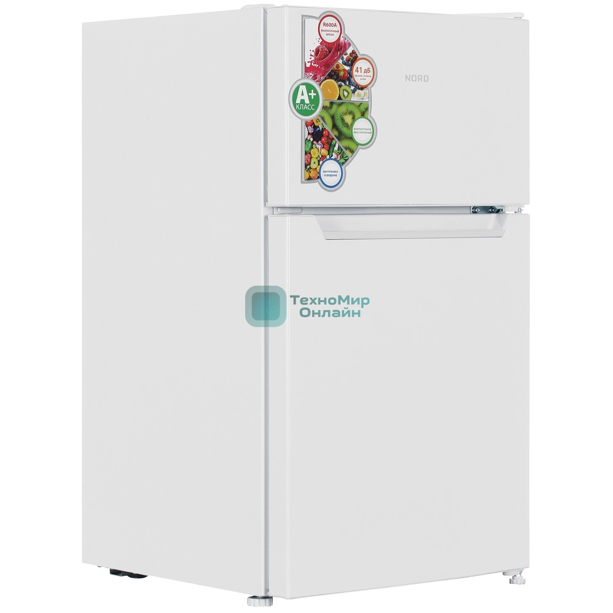 Холодильник Nord NT 90 W белый двухкамерный 61/25 л морозилка сверху, капельная система