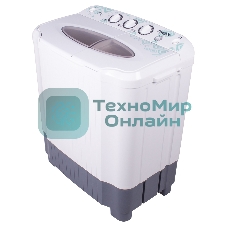 Стиральная машина Славда WS-50PЕТ белый, загрузка вертикальная 5 кг, 1350 об/мин, класс А