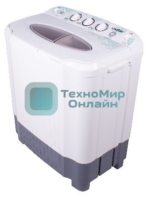 Стиральная машина Славда WS-50PЕТ белый, загрузка вертикальная 5 кг, 1350 об/мин, класс А