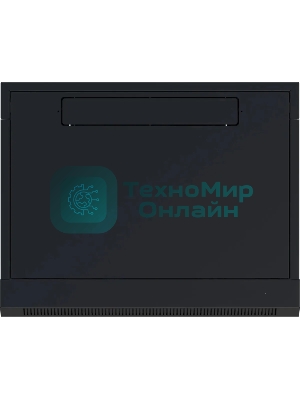 Шкаф коммутационный NTSS NTSS-W12U6045GS (NTSS-W12U6045GS-BL) настенный 12U 570x450 мм пер. дв. стекл 60 кг черный 350 мм 22.2 кг 220 град. 635 мм IP20 сталь