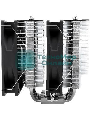 Устройство охлаждения(кулер) Thermalright Phantom Spirit 120 SE Soc-AM5/AM4/1151/1200/1700 черный 4-pin 25.6dB Al+Cu 765gr Ret (PS120-SE)