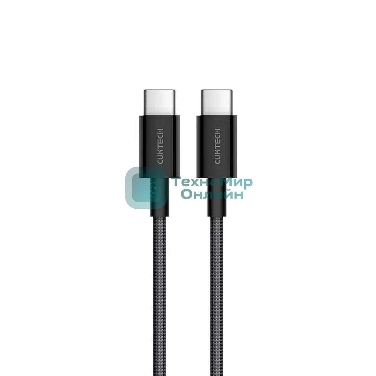 Кабель USB CukTech Type-C to Type-C braided cable（1.5m）3A 60W черный CTC315P