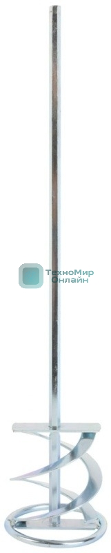 Миксер насадка PATRIOT MP481 для строительных смесей, оцинкованный, 80x400 мм, хвостовик 8 мм