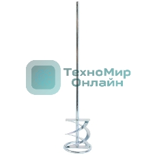 Миксер насадка PATRIOT MP481 для строительных смесей, оцинкованный, 80x400 мм, хвостовик 8 мм