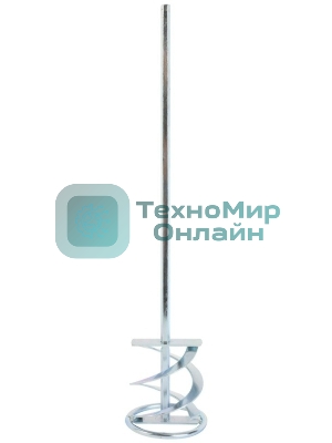 Миксер насадка PATRIOT MP481 для строительных смесей, оцинкованный, 80x400 мм, хвостовик 8 мм