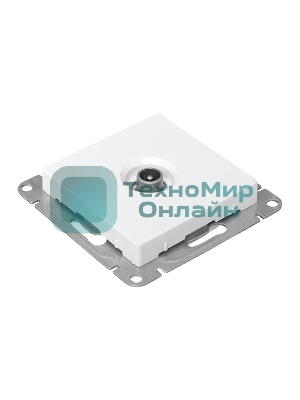 Механизм розетки TV EKF UP1-SOW-TV-3 оконечная, белый Эпика