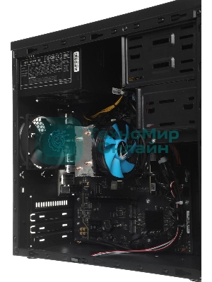 Компьютер Amur Нарвал B7I21 MT i3 12100 (3.3) 16Gb SSD 256Gb UHDG 730 FreeDOS GbitEth 400W мышь клавиатура черный (RUS) (2147002)