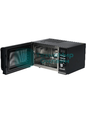 Микроволновая печь BBK 25MWC-991T/B черный/серебристый, 25 л, 900 Вт, переключатели - кнопки, поворотный механизм