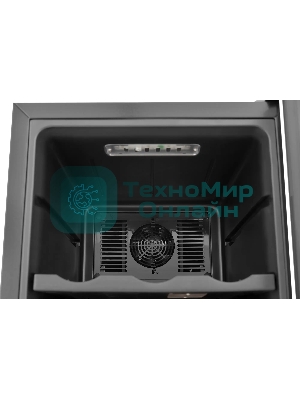 Винный шкаф ZÜGEL ZTWF182DX н/ж сталь, 46 л, 2 отсека, 18 бут.