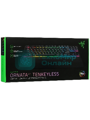 Клавиатура Razer Ornata V3 Tenkeyless проводная, USB Type-A, чёрный (Ру-раскладка)